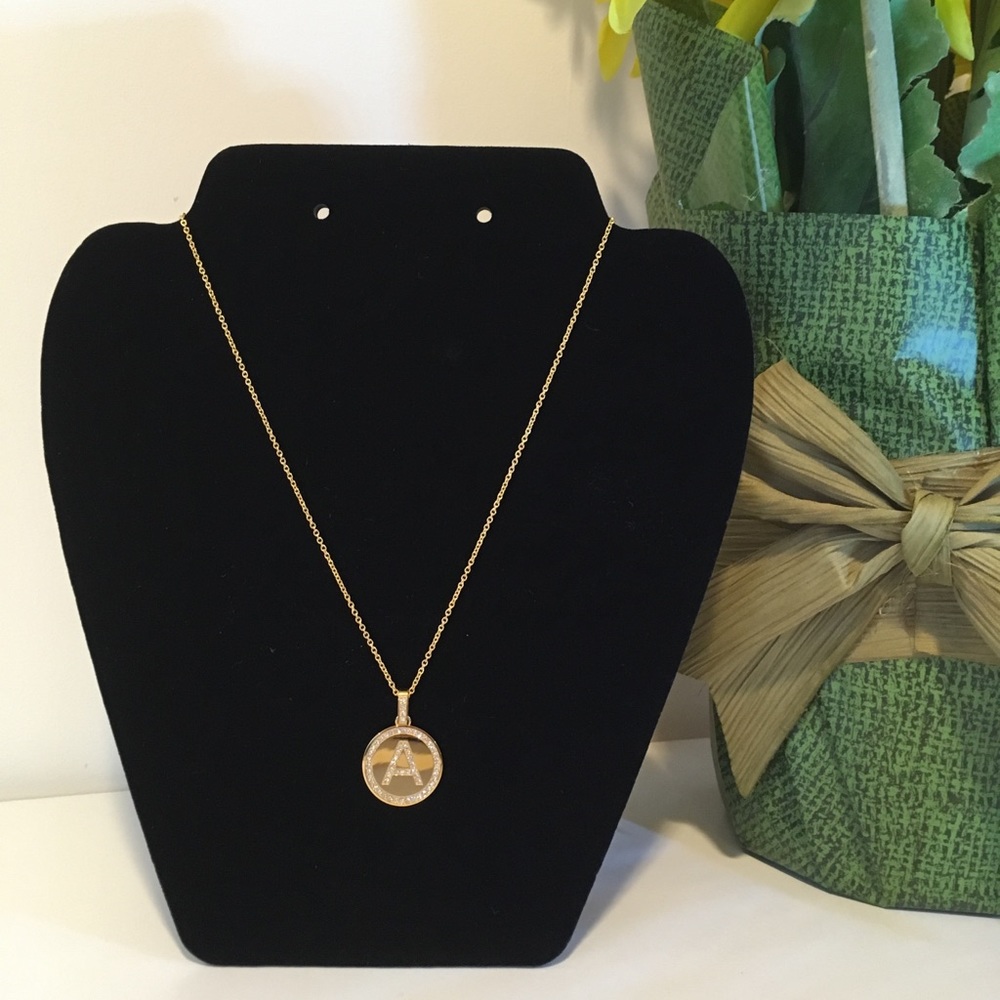 Initial Gold Plated Stainless Steel Necklace